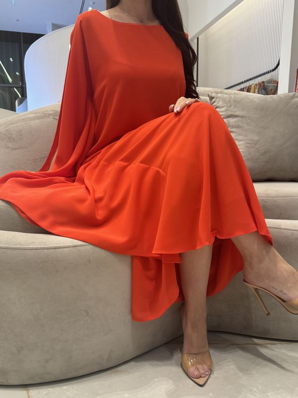 Double Chiffon Dress